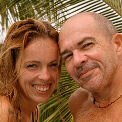 Laurent Durris director de kere com a sua mulher Sónia